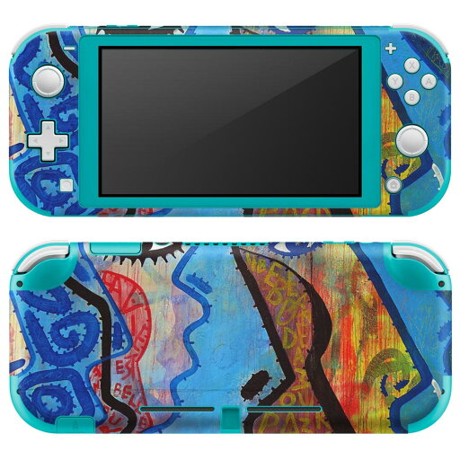 igsticker Nintendo Switch Lite 専用 デザインスキンシール 全面 ニンテンドー スイッチ ライト 専用 ゲーム機 カバー アクセサリー フィルム ステッカー エアフリー 023401 人物 顔 ペイント igsticker Nintendo Switch Lite 専用 デザインスキンシール 全面 ニンテンドー スイッチ ライト 専用 ゲーム機 カバー アクセサリー フィルム ステッカー エアフリー 023401 人物 顔 ペイント