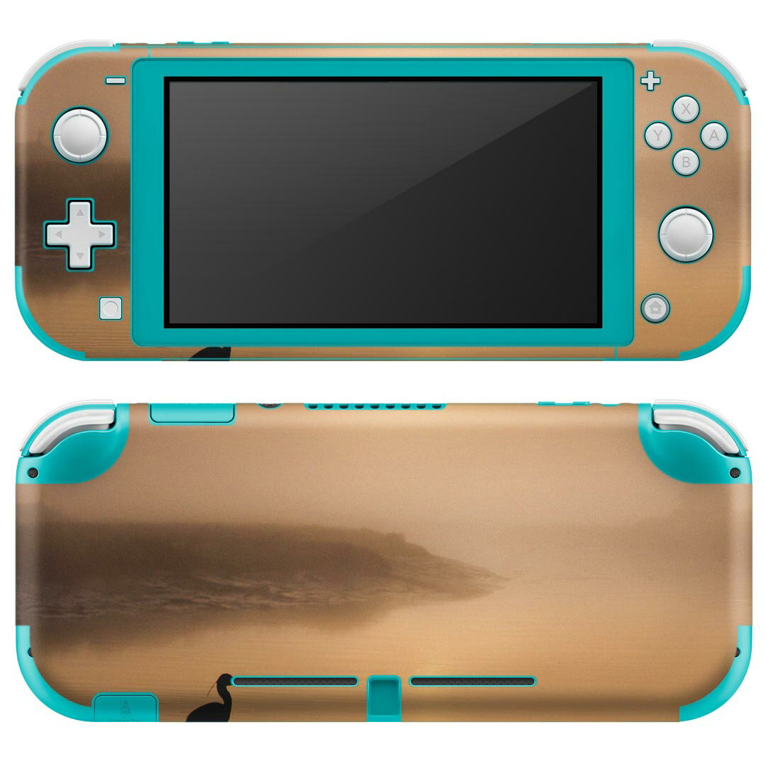 igsticker Nintendo Switch Lite 専用 デザインスキンシール 全面 ニンテンドー スイッチ ライト 専用 ゲーム機 カバー アクセサリー フィルム ステッカー エアフリー 023408 鳥 生き物