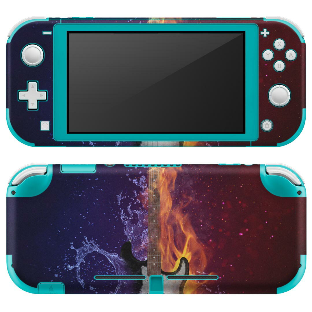 igsticker Nintendo Switch Lite 専用 デザインスキンシール 全面 ニンテンドー スイッチ ライト 専用 ゲーム機 カバー アクセサリー フィルム ステッカー エアフリー 023411 ベース 楽器 音楽