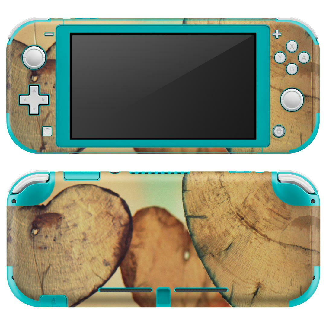 igsticker Nintendo Switch Lite 専用 デザインスキンシール 全面 ニンテンドー スイッチ ライト 専用 ゲーム機 カバー アクセサリー フィルム ステッカー エアフリー 023426 ハート　写真