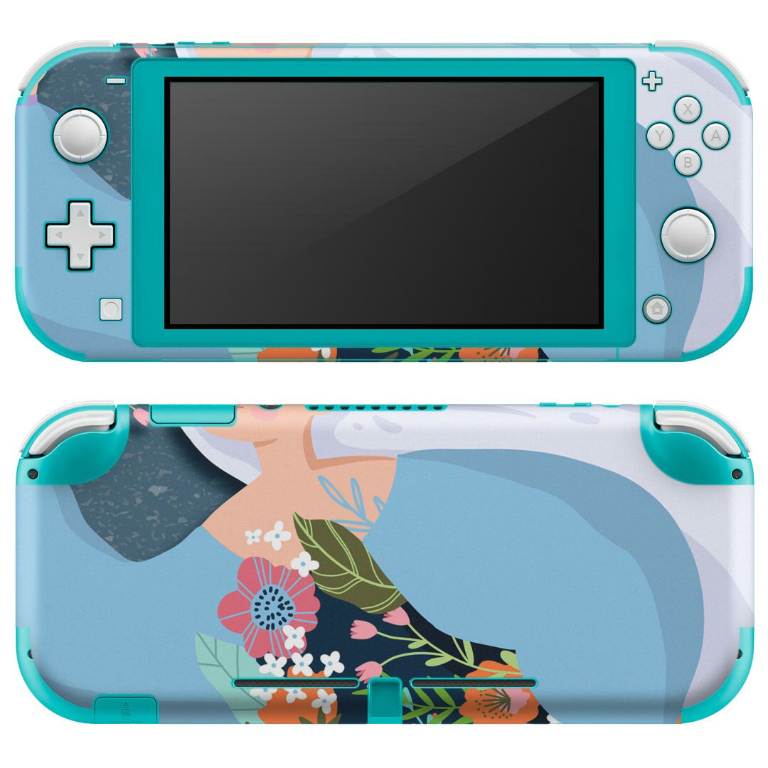 製品名 Nintendo Switch Lite専用 デザインスキンシール セット内容 Nintendo Switch Lite本体用スキンシール（裏表）各1枚 ※液晶側シールは2パーツに分かれていますニンテンドースイッチライト専用です。据え置き機のSwitch本体やJoyコンには対応していません。 商品特徴 3M社製の再剥離性シートを素材に採用し、細かな位置調整がしやすく貼り直しが容易です。また、エアフリーでもありますので気泡が簡単に逃げるので、キレイに貼ることができます。専用の業務プリンターを使い、商品画像と遜色のない美しい印刷仕上がり。 注意事項 画像はサンプルですので、ご覧の環境によっては多少色味に違いを感じる場合がございます。 イメージと違った、モニターと色味が異なるという理由での交換や返金はご対応出来かねます。スキンシールのみの販売で、ニンテンドースイッチ本体などは付属しません。シワができた場合、ドライヤーなどで軽く温め、外側に向けてシワを伸ばすように貼ってください。初回貼付時の位置調整や貼り直しは可能ですが、しっかりと押し付けて接着させた後の再剥離、再利用は保証しておりません。また接着部に油分や汚れが付着しますと角の部分は剥がれやすくなりますので、貼付時はあまり触れないようにご注意ください。無地のセミグロスシートにデザインをプリントした商品で、デコなどの加工はございません。 凹凸や光沢があるように見えたり布地や金属を素材にしたように見える商品もありますが、デザインの図版によるものです。印刷時に微妙な画像のズレが生じる場合がございます。ご注文後に1点1点制作する受注生産品の為、不良品以外のご返品や交換は固くお断りします。 商品発送 完全受注生産のハンドメイド商品となりますので、既製品と比べて発送までお時間を頂いています。 基本的に決済確認後2?3営業日、最大で10営業日での発送となります。繁忙期や休業日明けの場合はさらに時間がかかる場合があります。 その際には別途メールにてご連絡致します。メール便の場合、発送日から到着までに2?4日ほどかかる場合が多く、紛失などの保障もご対応できかねます。あらかじめご了承下さい。