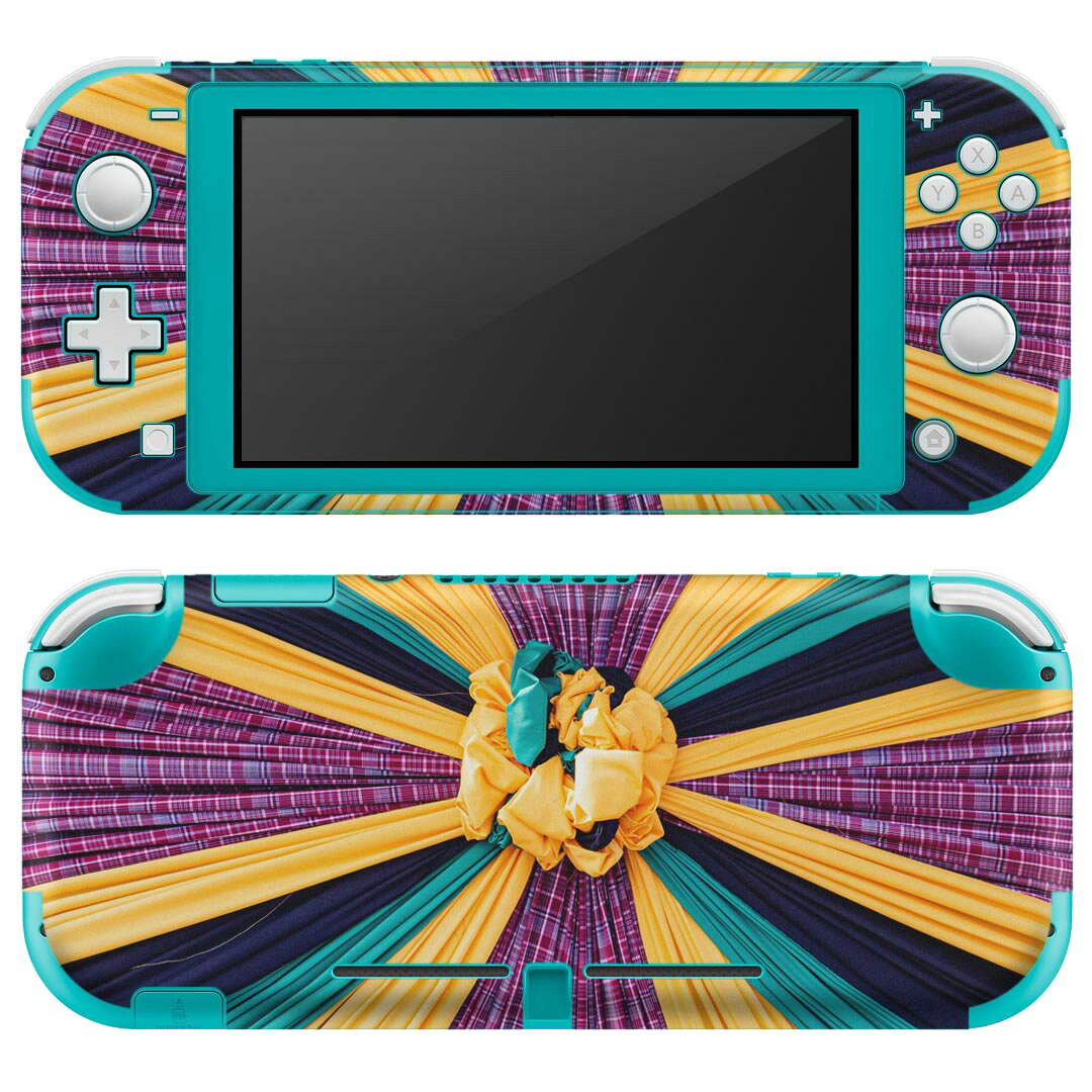 製品名 Nintendo Switch Lite専用 デザインスキンシール セット内容 Nintendo Switch Lite本体用スキンシール（裏表）各1枚 ※液晶側シールは2パーツに分かれていますニンテンドースイッチライト専用です。据え置き機のSwitch本体やJoyコンには対応していません。 商品特徴 3M社製の再剥離性シートを素材に採用し、細かな位置調整がしやすく貼り直しが容易です。また、エアフリーでもありますので気泡が簡単に逃げるので、キレイに貼ることができます。専用の業務プリンターを使い、商品画像と遜色のない美しい印刷仕上がり。 注意事項 画像はサンプルですので、ご覧の環境によっては多少色味に違いを感じる場合がございます。 イメージと違った、モニターと色味が異なるという理由での交換や返金はご対応出来かねます。スキンシールのみの販売で、ニンテンドースイッチ本体などは付属しません。シワができた場合、ドライヤーなどで軽く温め、外側に向けてシワを伸ばすように貼ってください。初回貼付時の位置調整や貼り直しは可能ですが、しっかりと押し付けて接着させた後の再剥離、再利用は保証しておりません。また接着部に油分や汚れが付着しますと角の部分は剥がれやすくなりますので、貼付時はあまり触れないようにご注意ください。無地のセミグロスシートにデザインをプリントした商品で、デコなどの加工はございません。 凹凸や光沢があるように見えたり布地や金属を素材にしたように見える商品もありますが、デザインの図版によるものです。印刷時に微妙な画像のズレが生じる場合がございます。ご注文後に1点1点制作する受注生産品の為、不良品以外のご返品や交換は固くお断りします。 商品発送 完全受注生産のハンドメイド商品となりますので、既製品と比べて発送までお時間を頂いています。 基本的に決済確認後2?3営業日、最大で10営業日での発送となります。繁忙期や休業日明けの場合はさらに時間がかかる場合があります。 その際には別途メールにてご連絡致します。メール便の場合、発送日から到着までに2?4日ほどかかる場合が多く、紛失などの保障もご対応できかねます。あらかじめご了承下さい。