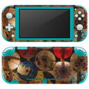 igsticker Nintendo Switch Lite 専用 デザインスキンシール 全面 ニンテンドー スイッチ ライト 専用 ゲーム機 カバー アクセサリー フィルム ステッカー エアフリー 023471 番傘 日本 和