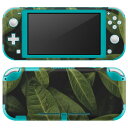 igsticker Nintendo Switch Lite 専用 デザインスキンシール 全面 ニンテンドー スイッチ ライト 専用 ゲーム機 カバー アクセサリー フィルム ステッカー エアフリー 023507 葉っぱ 植物(2)