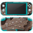 igsticker Nintendo Switch Lite 専用 デザインスキンシール 全面 ニンテンドー スイッチ ライト 専用 ゲーム機 カバー アクセサリー フィルム ステッカー エアフリー 023509 葉っぱ 植物 秋