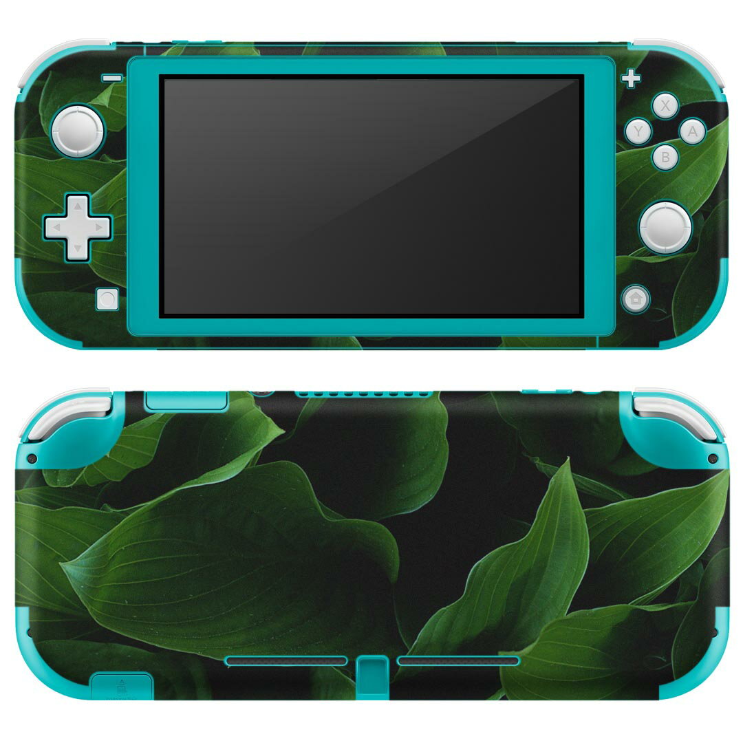 igsticker Nintendo Switch Lite 専用 デザインスキンシール 全面 ニンテンドー スイッチ ライト 専用 ゲーム機 カバー アクセサリー フィルム ステッカー エアフリー 023513 葉っぱ 植物