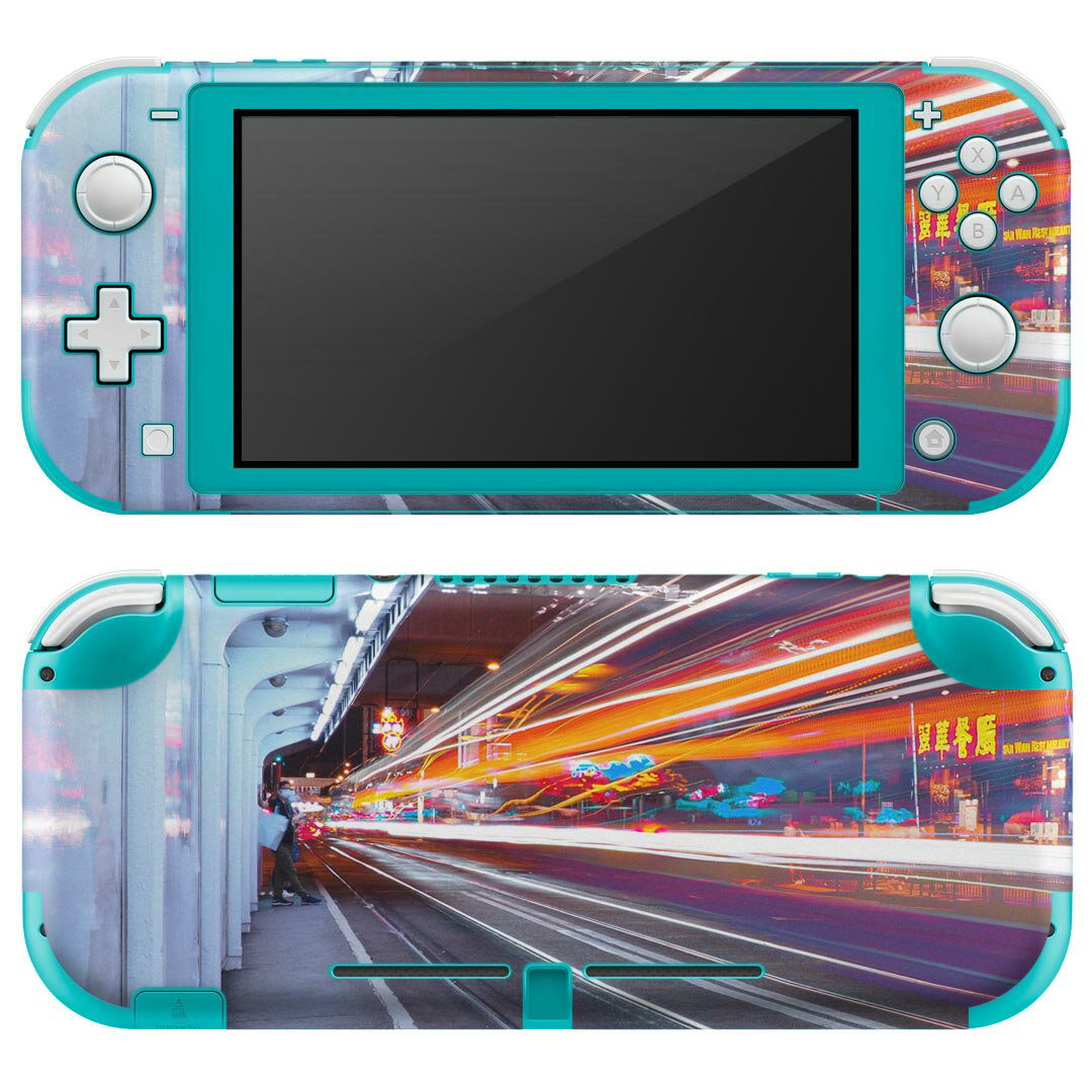 igsticker Nintendo Switch Lite 専用 デザインスキンシール 全面 ニンテンドー スイッチ ライト 専用 ゲーム機 カバー アクセサリー フィルム ステッカー エアフリー 023522 都市　風景　写真