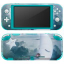 igsticker Nintendo Switch Lite 専用 デザインスキンシール 全面 ニンテンドー スイッチ ライト 専用 ゲーム機 カバー アクセサリー フィルム ステッカー エアフリー 023573 月 星 イラスト(2)