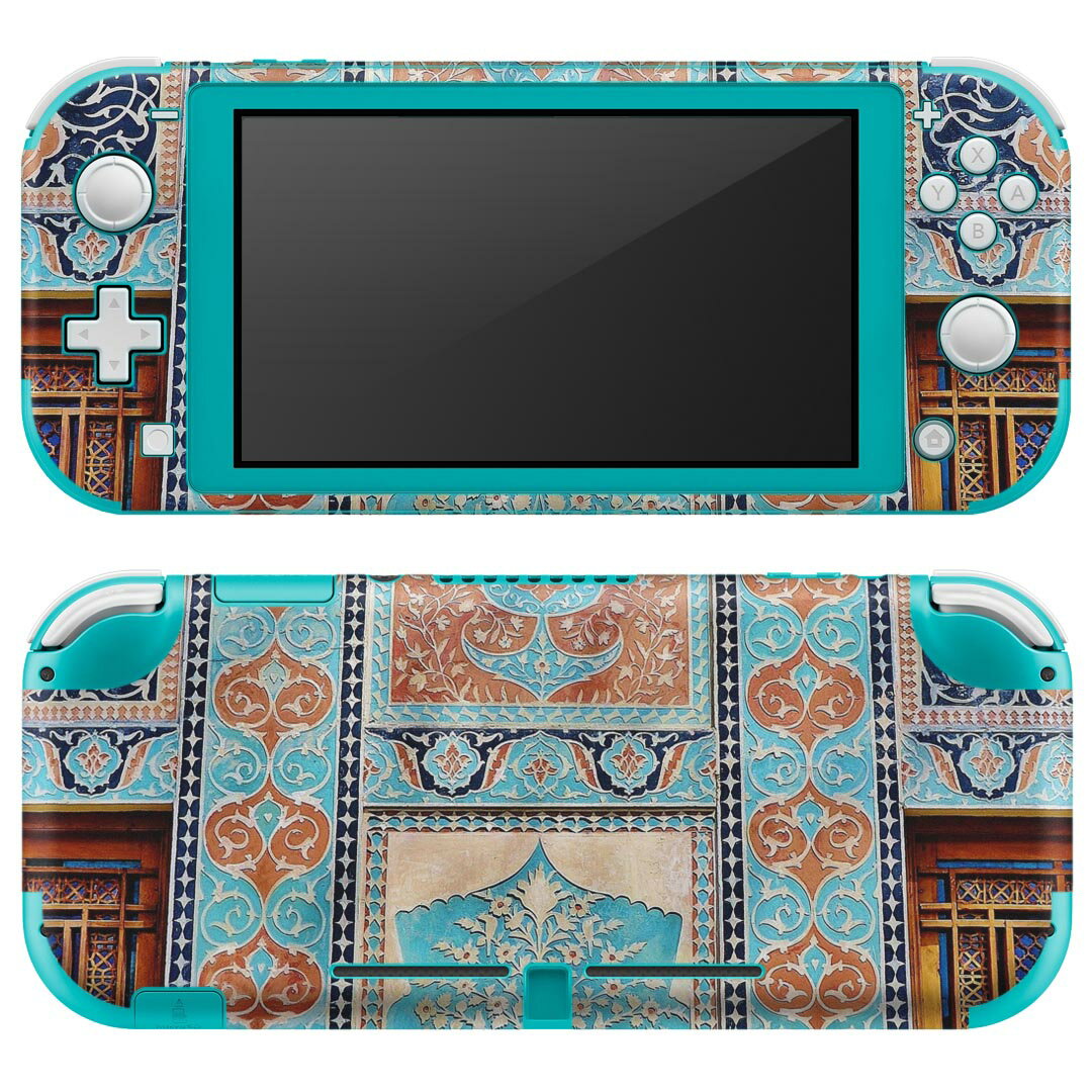 igsticker Nintendo Switch Lite 専用 デザインスキンシール 全面 ニンテンドー スイッチ ライト 専用 ゲーム機 カバー アクセサリー フィルム ステッカー エアフリー 023581 カラフル 模様 柄