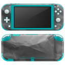 igsticker Nintendo Switch Lite 専用 デザインスキンシール 全面 ニンテンドー スイッチ ライト 専用 ゲーム機 カバー アクセサリー フィルム ステッカー エアフリー 023647 モノクロ ペーパー風|詳細画像