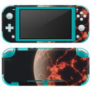 igsticker Nintendo Switch Lite 専用 デザインスキンシール 全面 ニンテンドー スイッチ ライト 専用 ゲーム機 カバー アクセサリー フィルム ステッカー エアフリー 023684 惑星 宇宙(2)