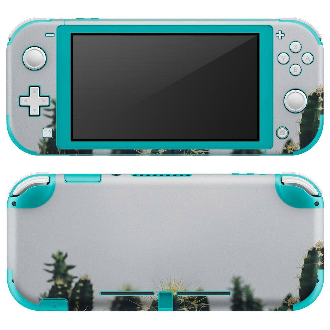 igsticker Nintendo Switch Lite 専用 デザインスキンシール 全面 ニンテンドー スイッチ ライト 専用 ゲーム機 カバー アクセサリー フィルム ステッカー エアフリー 023686 サボテン　植物