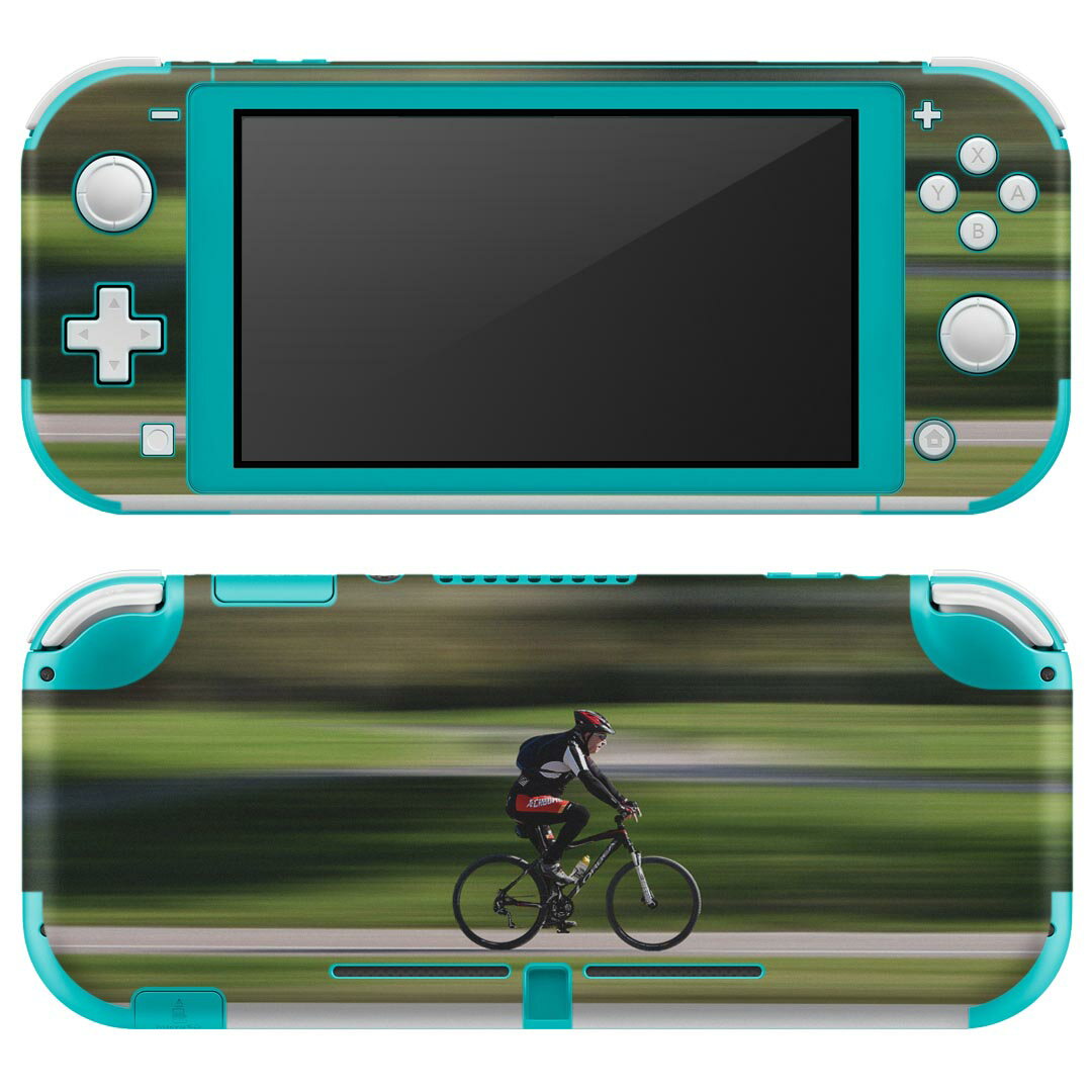 igsticker Nintendo Switch Lite 専用 デザインスキンシール 全面 ニンテンドー スイッチ ライト 専用 ゲーム機 カバー アクセサリー フィルム ステッカー エアフリー 023706 自転車 写真