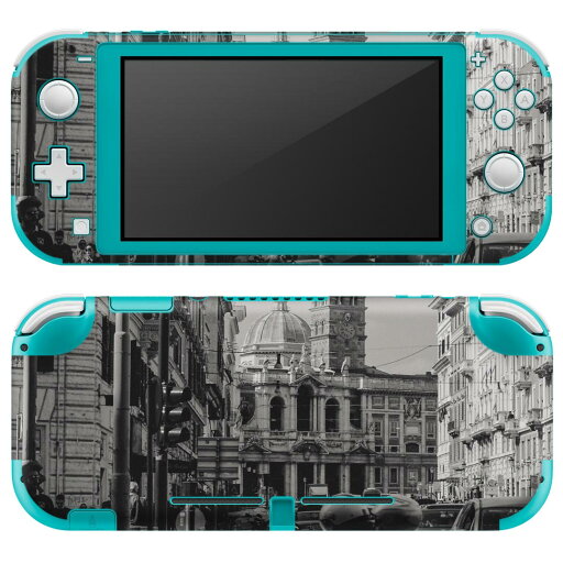 igsticker Nintendo Switch Lite 専用 デザインスキンシール 全面 ニンテンドー スイッチ ライト 専用 ゲーム機 カバー アクセサリー フィルム ステッカー エアフリー 023733 都市 風景