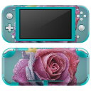 igsticker Nintendo Switch Lite 専用 デザインスキンシール 全面 ニンテンドー スイッチ ライト 専用 ゲーム機 カバー アクセサリー フィルム ステッカー エアフリー 023737 花　フラワー　バラ