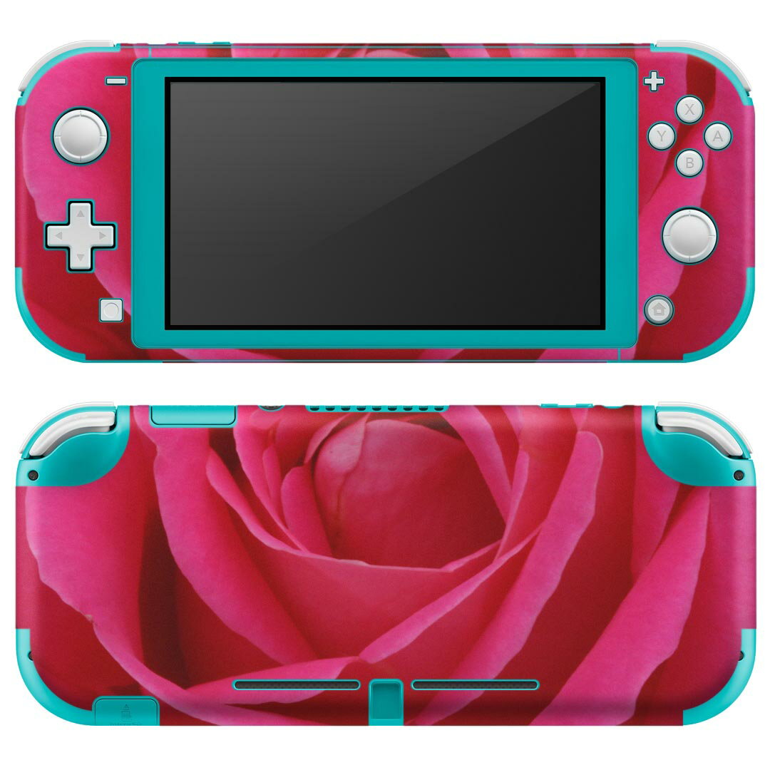 igsticker Nintendo Switch Lite 専用 デザインスキンシール 全面 ニンテンドー スイッチ ライト 専用 ゲーム機 カバー アクセサリー フィルム ステッカー エアフリー 023738 花　フラワー　バラ