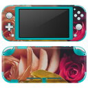 igsticker Nintendo Switch Lite 専用 デザインスキンシール 全面 ニンテンドー スイッチ ライト 専用 ゲーム機 カバー アクセサリー フィルム ステッカー エアフリー 023751 花　フラワー