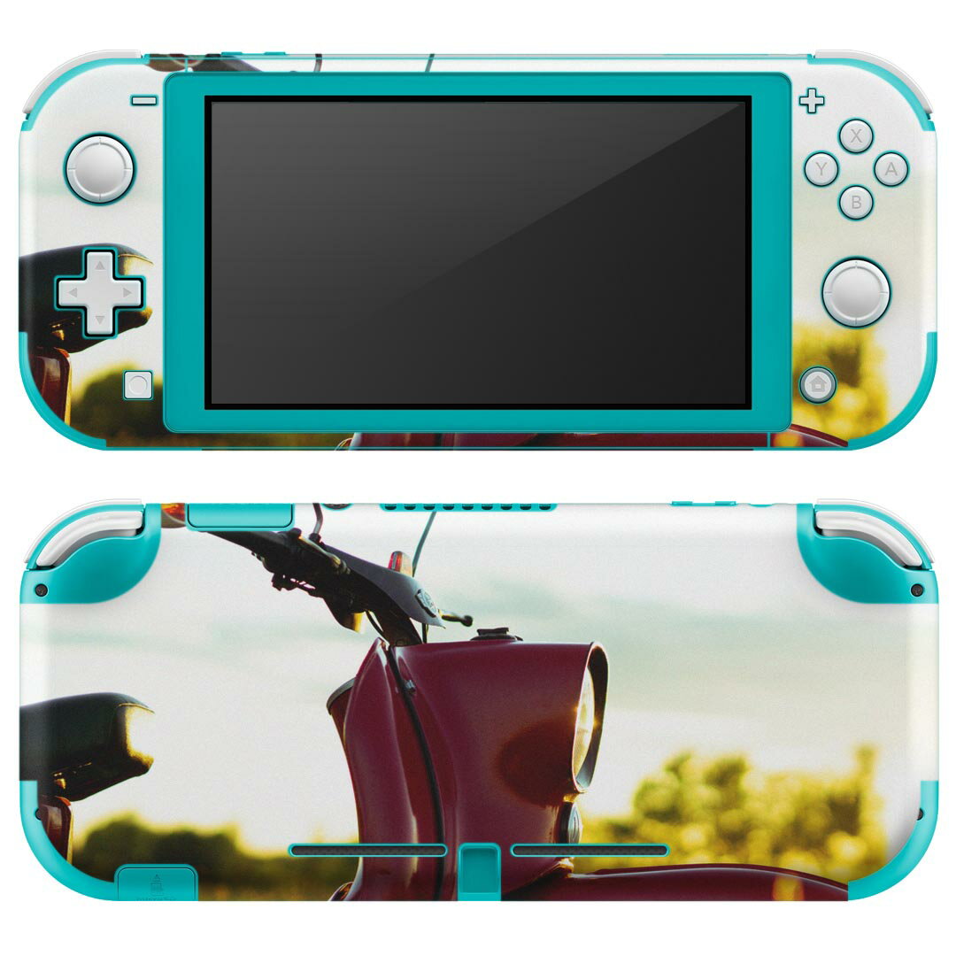 igsticker Nintendo Switch Lite 専用 デザインスキンシール 全面 ニンテンドー スイッチ ライト 専用 ゲーム機 カバー アクセサリー フィルム ステッカー エアフリー 023763 バイク　写真
