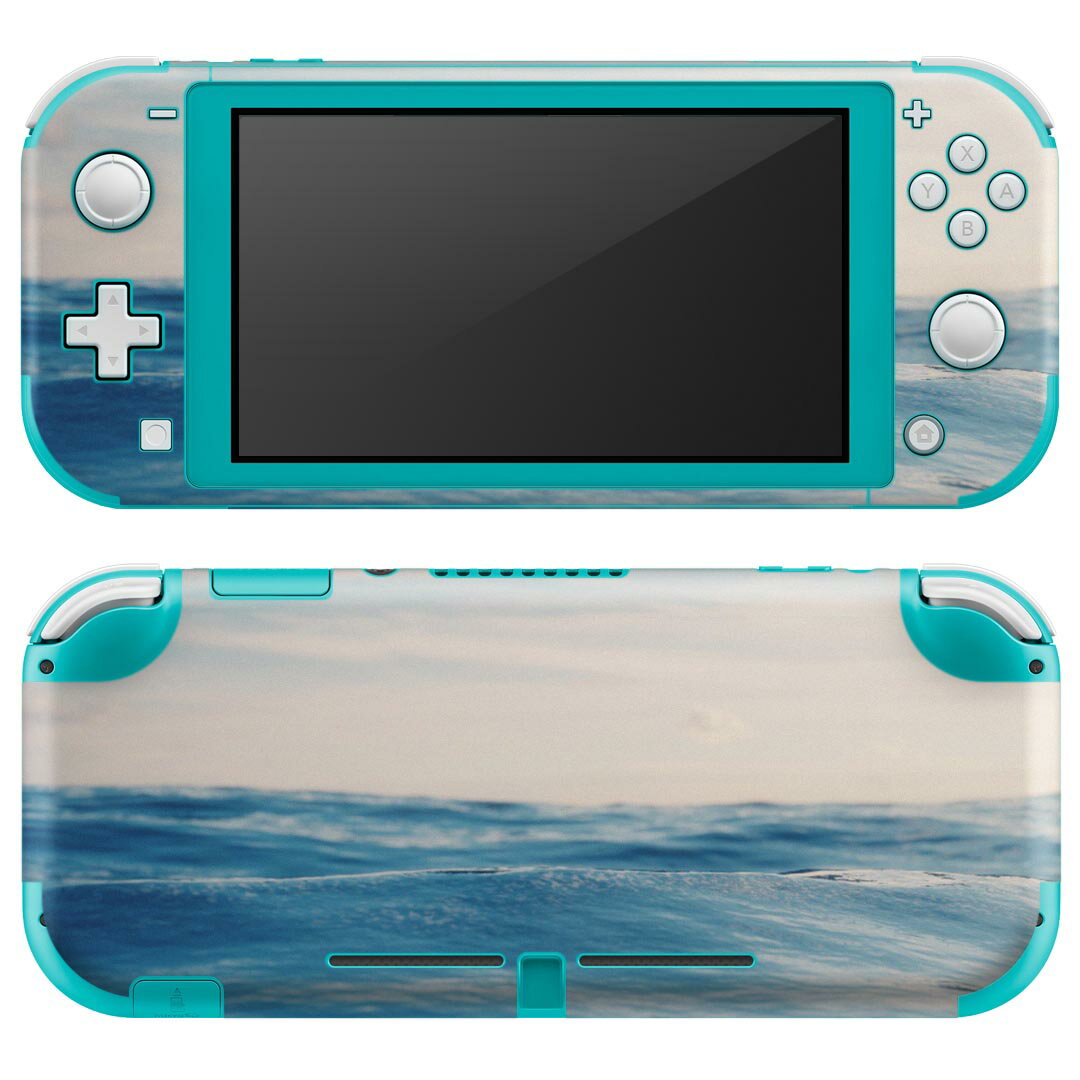 igsticker Nintendo Switch Lite 専用 デザインスキンシール 全面 ニンテンドー スイッチ ライト 専用 ゲーム機 カバー アクセサリー フィルム ステッカー エアフリー 023769 空　海　景色