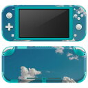 igsticker Nintendo Switch Lite 専用 デザインスキンシール 全面 ニンテンドー スイッチ ライト 専用 ゲーム機 カバー アクセサリー フィルム ステッカー エアフリー 023801 空 雲 写真