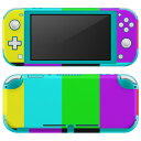 igsticker Nintendo Switch Lite 専用 デザインスキンシール 全面 ニンテンドー スイッチ ライト 専用 ゲーム機 カバー アクセサリー フィルム ステッカー エアフリー 023808 テレビエラー カラーバー(2)