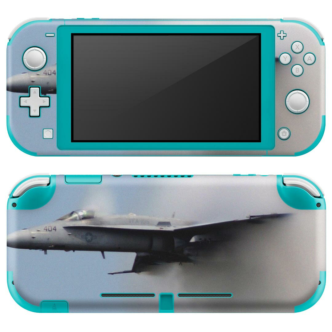 igsticker Nintendo Switch Lite 専用 デザインスキンシール 全面 ニンテンドー スイッチ ライト 専用 ゲーム機 カバー アクセサリー フィルム ステッカー エアフリー 023863 飛行機 写真