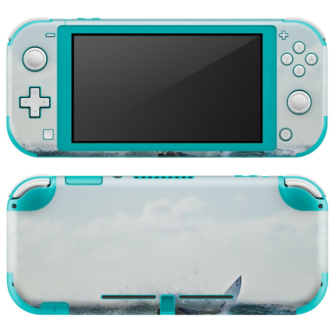 igsticker Nintendo Switch Lite 専用 デザインスキンシール 全面 ニンテンドー スイッチ ライト 専用 ゲーム機 カバー アクセサリー フィルム ステッカー エアフリー 023865 海　サーフィン　写真