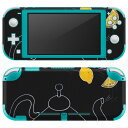 igsticker Nintendo Switch Lite 専用 デザインスキンシール 全面 ニンテンドー スイッチ ライト 専用 ゲーム機 カバー アクセサリー フィルム ステッカー エアフリー 023872 果物 紅茶