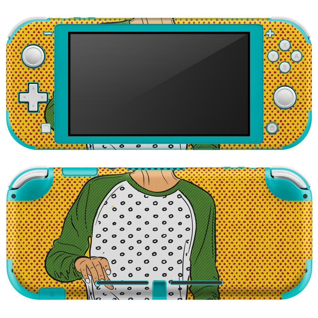 igsticker Nintendo Switch Lite 専用 デザインスキンシール 全面 ニンテンドー スイッチ ライト 専用 ゲーム機 カバー アクセサリー フィルム ステッカー エアフリー 023876 VR　イラスト　柄