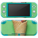 igsticker Nintendo Switch Lite 専用 デザインスキンシール 全面 ニンテンドー スイッチ ライト 専用 ゲーム機 カバー アクセサリー フィルム ステッカー エアフリー 023915 花 フラワー チューリップ アイス