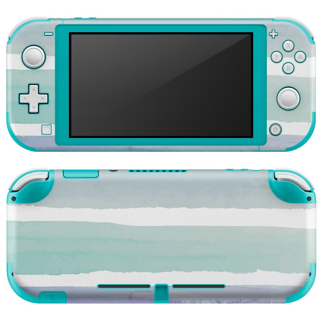 igsticker Nintendo Switch Lite 専用 デザインスキンシール 全面 ニンテンドー スイッチ ライト 専用 ゲーム機 カバー アクセサリー フィルム ステッカー エアフリー 023951 パステルカラー　水彩