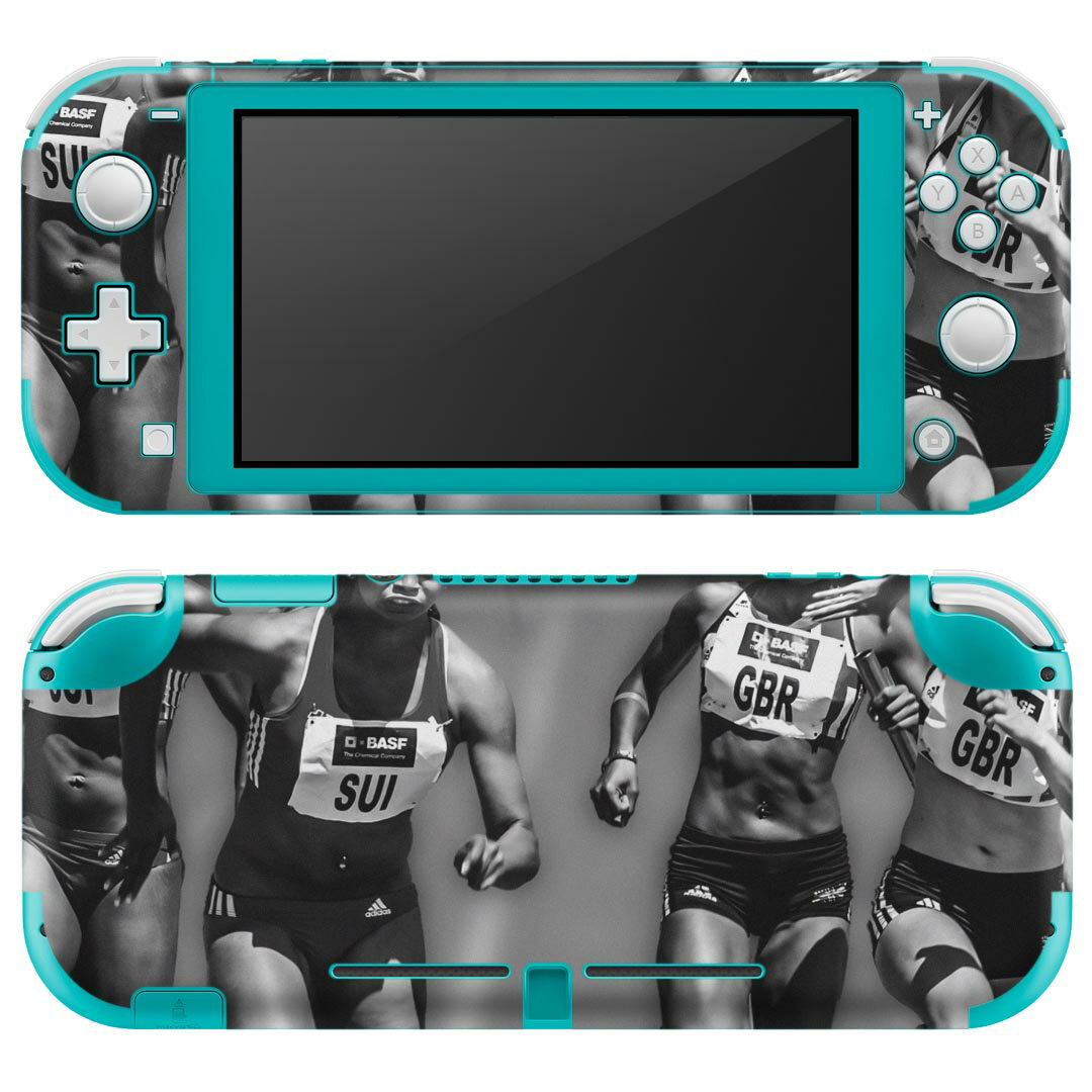 igsticker Nintendo Switch Lite 専用 デザインスキンシール 全面 ニンテンドー スイッチ ライト 専用 ゲーム機 カバー アクセサリー フィルム ステッカー エアフリー 023985 マラソン 写真