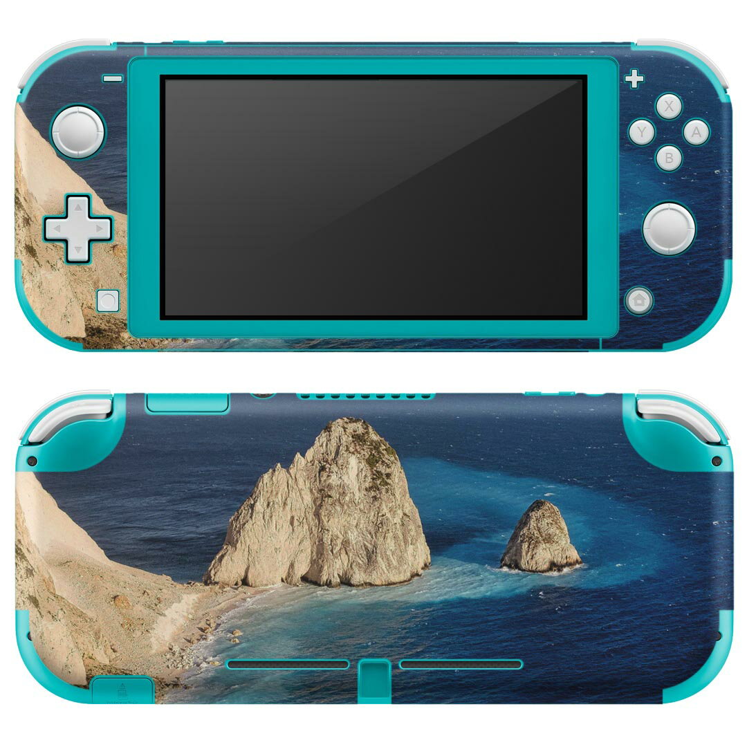 樂天商城 - igsticker Nintendo Switch Lite 専用 デザインスキンシール 全面 ニンテンドー スイッチ ライト 専用 ゲーム機 カバー アクセサリー フィルム ステッカー エアフリー 023995 海　写真　景色