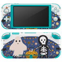 igsticker Nintendo Switch Lite 専用 デザインスキンシール 全面 ニンテンドー スイッチ ライト 専用 ゲーム機 カバー アクセサリー フィルム ステッカー エアフリー 026127 ハロウィン お化け　かわいい　Halloween