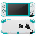 igsticker Nintendo Switch Lite 専用 デザインスキンシール 全面 ニンテンドー スイッチ ライト 専用 ゲーム機 カバー アクセサリー フィルム ステッカー エアフリー 026128 ハロウィン 屋敷 かわいい Halloween