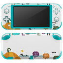 igsticker Nintendo Switch Lite 専用 デザインスキンシール 全面 ニンテンドー スイッチ ライト 専用 ゲーム機 カバー アクセサリー フィルム ステッカー エアフリー 026134 ハロウィン かぼちゃ 子供 Halloween