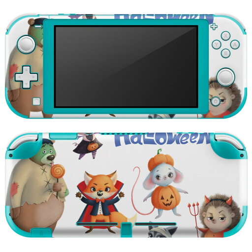 igsticker Nintendo Switch Lite 専用 デザインスキンシール 全面 ニンテンドー スイッチ ライト 専用 ゲーム機 カバー アクセサリー フィルム ステッカー エアフリー 026142 ハロウィン 動物 かわいい Halloween igsticker Nintendo Switch Lite 専用 デザインスキンシール 全面 ニンテンドー スイッチ ライト 専用 ゲーム機 カバー アクセサリー フィルム ステッカー エアフリー 026142 ハロウィン 動物 かわいい Halloween