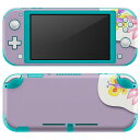 igsticker Nintendo Switch Lite 専用 デザインスキンシール 全面 ニンテンドー スイッチ ライト 専用 ゲーム機 カバー アクセサリー フィルム ステッカー エアフリー 026143 花 水彩 蝶々(2)