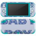 igsticker Nintendo Switch Lite 専用 デザインスキンシール 全面 ニンテンドー スイッチ ライト 専用 ゲーム機 カバー アクセサリー フィルム ステッカー エアフリー 026153 赤ちゃん　男の子　BOY　文字