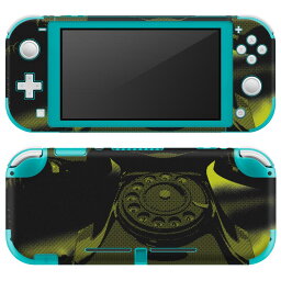 igsticker Nintendo Switch Lite 専用 デザインスキンシール 全面 ニンテンドー スイッチ ライト 専用 ゲーム機 カバー アクセサリー フィルム ステッカー エアフリー 026167 電話機　レトロ