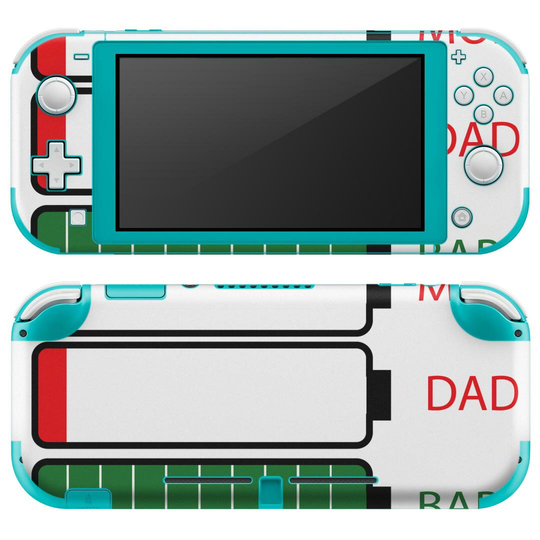 igsticker Nintendo Switch Lite 専用 デザインスキンシール 全面 ニンテンドー スイッチ ライト 専用 ゲーム機 カバー アクセサリー フィルム ステッカー エアフリー 026193 家族 親子 充電 バッテリー