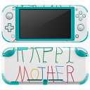 igsticker Nintendo Switch Lite 専用 デザインスキンシール 全面 ニンテンドー スイッチ ライト 専用 ゲーム機 カバー アクセサリー フィルム ステッカー エアフリー 026207 母の日　家族　お母さん