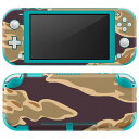 igsticker Nintendo Switch Lite 専用 デザインスキンシール 全面 ニンテンドー スイッチ ライト 専用 ゲーム機 カバー アクセサリー フィルム ステッカー エアフリー 004016 迷彩 カモフラ 模様(2)