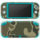 igsticker Nintendo Switch Lite 専用 デザインスキンシール 全面 ニンテンドー スイッチ ライト 専用 ゲーム機 カバー アクセサリー フィルム ステッカー エアフリー 004052 迷彩 カモフラ 模様