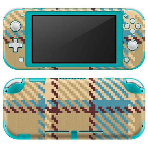 igsticker Nintendo Switch Lite 専用 デザインスキンシール 全面 ニンテンドー スイッチ ライト 専用 ゲーム機 カバー アクセサリー フィルム ステッカー エアフリー 004077 チェック ブラウン 青 igsticker Nintendo Switch Lite 専用 デザインスキンシール 全面 ニンテンドー スイッチ ライト 専用 ゲーム機 カバー アクセサリー フィルム ステッカー エアフリー 004077 チェック ブラウン 青