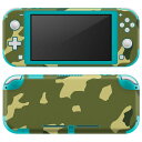 igsticker Nintendo Switch Lite 専用 デザインスキンシール 全面 ニンテンドー スイッチ ライト 専用 ゲーム機 カバー アクセサリー フィルム ステッカー エアフリー 004087 迷彩 カモフラ 模様