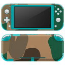 igsticker Nintendo Switch Lite 専用 デザインスキンシール 全面 ニンテンドー スイッチ ライト 専用 ゲーム機 カバー アクセサリー フィルム ステッカー エアフリー 004124 迷彩　カモフラ　模様