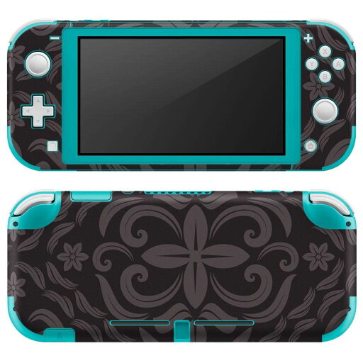 igsticker Nintendo Switch Lite 専用 デザインスキンシール 全面 ニンテンドー スイッチ ライト 専用 ゲーム機 カバー アクセサリー フィルム ステッカー エアフリー 004130 模様 エレガント 黒 igsticker Nintendo Switch Lite 専用 デザインスキンシール 全面 ニンテンドー スイッチ ライト 専用 ゲーム機 カバー アクセサリー フィルム ステッカー エアフリー 004130 模様 エレガント 黒