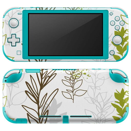 igsticker Nintendo Switch Lite 専用 デザインスキンシール 全面 ニンテンドー スイッチ ライト 専用 ゲーム機 カバー アクセサリー フィルム ステッカー エアフリー 004137 植物 シンプル 緑 igsticker Nintendo Switch Lite 専用 デザインスキンシール 全面 ニンテンドー スイッチ ライト 専用 ゲーム機 カバー アクセサリー フィルム ステッカー エアフリー 004137 植物 シンプル 緑