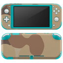 igsticker Nintendo Switch Lite 専用 デザインスキンシール 全面 ニンテンドー スイッチ ライト 専用 ゲーム機 カバー アクセサリー フィルム ステッカー エアフリー 004164 迷彩 カモフラ 模様